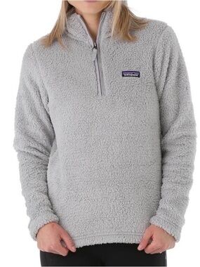 Patagonia Gray Lightweight Fleece Quarter-Zip Pullover